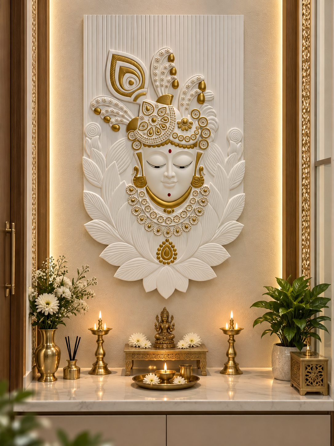 Swet Shrinagar Mukharvind